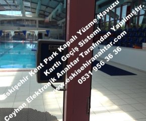 Eskişehir Kent Park Kapalı Yüzme Havuzu Kartlı Geçiş Sistemi