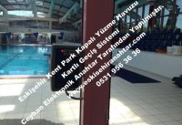 Eskişehir Kent Park Kapalı Yüzme Havuzu Kartlı Geçiş Sistemi